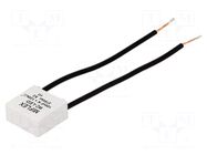 Filter: RC; 275VAC; 100nF; 120kΩ; THT; 18x8.5x17mm; Pitch: 15mm; 80mm MIFLEX