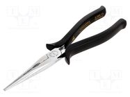 Pliers; for gripping and bending,half-rounded nose,universal BERNSTEIN