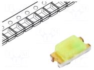 LED; blue (ice blue); SMD; 0603; 80÷200mcd; 2.5÷3.4VDC; 120°; 5mA OPTOSUPPLY