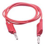 STACK 4MM BANANA PLUG-PLUG, RED, 1.2M