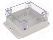 Enclosure: multipurpose; X: 120mm; Y: 120mm; Z: 60mm; polycarbonate GAINTA