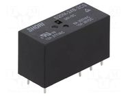 Relay: electromagnetic; DPDT; Ucoil: 24VDC; Icontacts max: 10A; S20 SHORI ELECTRIC