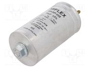 Capacitor: polypropylene; 50uF; Leads: M6 screws; ESR: 7.8mΩ; ±5% MIFLEX