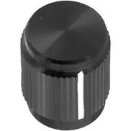 STRAIGHT KNURLED KNOB W/ LINE IND 6.38MM