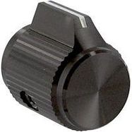 STRAIGHT KNURLED POINTER KNOB, 6.38MM