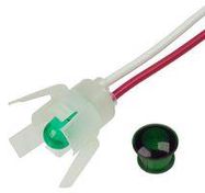 PANEL MOUNT INDICATOR, LED, 8.05MM, GREEN, 2.1V