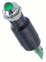 PANEL MOUNT INDICATOR, LED, 8MM, GREEN, 230V