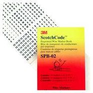 SCOTCHCODE PRINTED WIRE MARKER BK 0.22"W