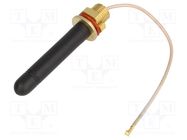 Antenna; RF; 2dBi; linear; screw type; 50Ω; 433.05÷434.79MHz; RG178 SR PASSIVES