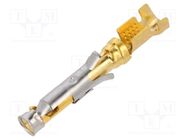 Contact; female; 16; brass; gold-plated; 0.75÷1.5mm2; 18AWG÷16AWG TE Connectivity