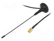 Antenna; RF; 3dBi; linear; magnet; 50Ω; 470÷862MHz; Ø: 29.4mm; Len: 3m SR PASSIVES
