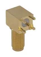 RF CONN, SMA, R/A BLKHD JACK, 50 OHM/PCB