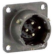 CIRCULAR CONNECTOR, RECEPTACLE, 4 POSITION, PANEL