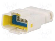 Connector: wire-wire; 560,E-Seal; male; plug; for cable; white EDAC