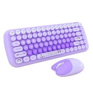 MOFII Candy New 2.4G Wireless Keyboard + Mouse Set (Purple), MOFII