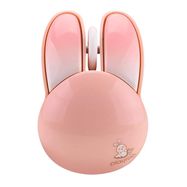 MOFII Wireless Mouse + Bluetooth Rabbit M6DM Oil Painting (White-Pink), MOFII