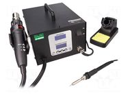 Station: hot air; digital,with push-buttons; 900W; 100÷500°C SOLDER PEAK