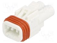 Connector: wire-wire/PCB; plug; female; 572,E-Seal; for cable EDAC