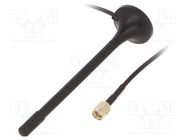 Antenna; RF; 2dBi; linear; magnet; 50Ω; 433.05÷434.79MHz; Ø: 29.4mm SR PASSIVES