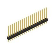 PIN HEADER, 20POS, 1ROW, 2.54MM, THT