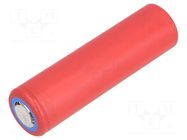 Re-battery: Li-Ion; 18650,MR18650; 3.6V; 3300mAh; Ø18.5x65.3mm PANASONIC