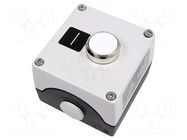 Control cassette; 3SU1.5; No.of butt: 1; flat; IP67; metal; NO SIEMENS