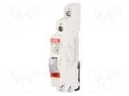 Module: pushbutton switch; 250VAC; 16A; for DIN rail mounting ABB