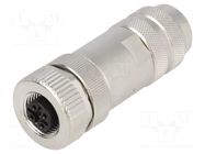 Connector: M12; plug; PIN: 5; female; straight; IP67; screw terminal LAPP