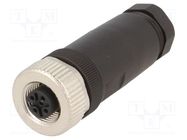 Connector: M12; plug; PIN: 5; female; A code-DeviceNet / CANopen LAPP