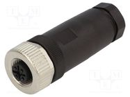 Connector: M12; plug; PIN: 4; female; A code-DeviceNet / CANopen LAPP