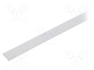 Cover for LED profiles; white; 2m; Kind of shutter: B; slide 