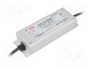 Power supply: switching; LED; 75W; 75÷150VDC; 250÷500mA; IP65; 91% MEAN WELL