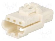 Connector: wire-wire; plug; hermaphrodite; Ditto; 3mm; PIN: 3; 4.8A MOLEX