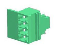 TERMINAL BLOCK, R/A HEADER, 4POS, TH