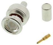 RF/COAXIAL, BNC PLUG, STRAIGHT, 50 OHM, CRIMP