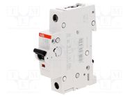 Circuit breaker; 230/400VAC; Inom: 32A; Poles: 1; Charact: B; 6kA ABB