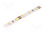 LED tape; white warm; 2835; LED/m: 60; 8mm; IP20; 120°; 4W/m; Thk: 2mm LUCKYLIGHT