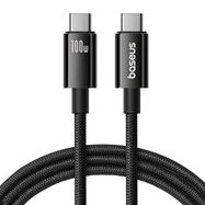 Baseus Cable USB Tungsten Gold USB-C to USB-C 100W 1,5m (black), Baseus