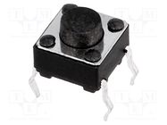 Microswitch TACT; SPST-NO; Pos: 2; 0.05A/12VDC; THT; none; 1N; 6x6mm NINIGI