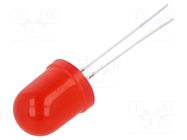 LED; red; 10mm; blinking; 220÷330mcd; 30°; 3÷5VDC; 20mA OPTOSUPPLY