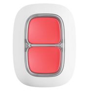 CenterButton two-key switch cover, central, white, Ajax