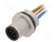 Connector: M12; socket; PIN: 8; male; A code-DeviceNet / CANopen IFM ELECTRONIC