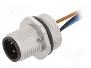 Connector: M12; socket; PIN: 4; male; A code-DeviceNet / CANopen IFM ELECTRONIC