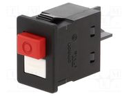 Switch: push-button; Pos: 2; SPST; 16A/250VAC; OFF-ON; Illumin: none OMRON Electronic Components