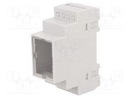 Enclosure: for DIN rail mounting; Y: 90mm; X: 35mm; Z: 65mm; grey KRADEX