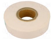 Tape: heat transfer; W: 50mm; L: 15m; Thk: 1.5mm; 3W/mK; white; 1TΩm Dexerials