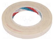 Tape: heat transfer; W: 15mm; L: 25m; Thk: 0.2mm; 1W/mK; PET; UL94V-0 