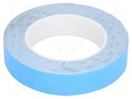 Tape: heat transfer; W: 25mm; L: 25m; Thk: 0.2mm; 0.8W/mK; UL94V-0 IPT