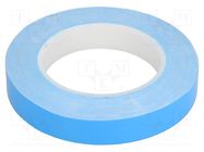 Tape: heat transfer; W: 19mm; L: 25m; Thk: 0.2mm; 0.8W/mK; UL94V-0 