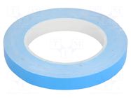 Tape: heat transfer; W: 15mm; L: 25m; Thk: 0.2mm; 0.8W/mK; UL94V-0 IPT